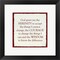 Framed Art Serenity Prayer - Red Border Wall Decor 18x24 Artwork